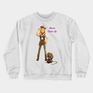 Never grow up Crewneck Sweatshirt